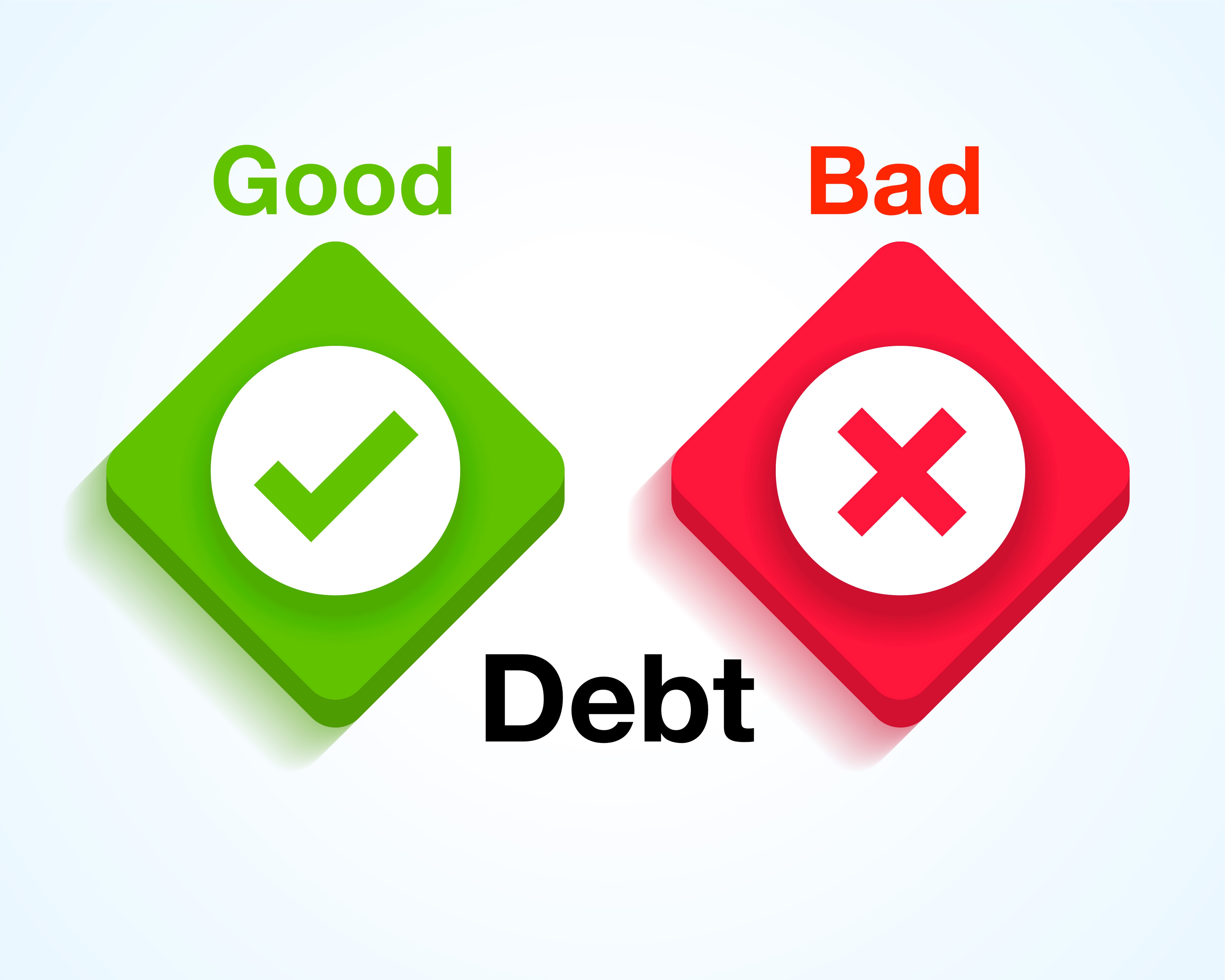 Difference Between Good Debt & Bad Debt