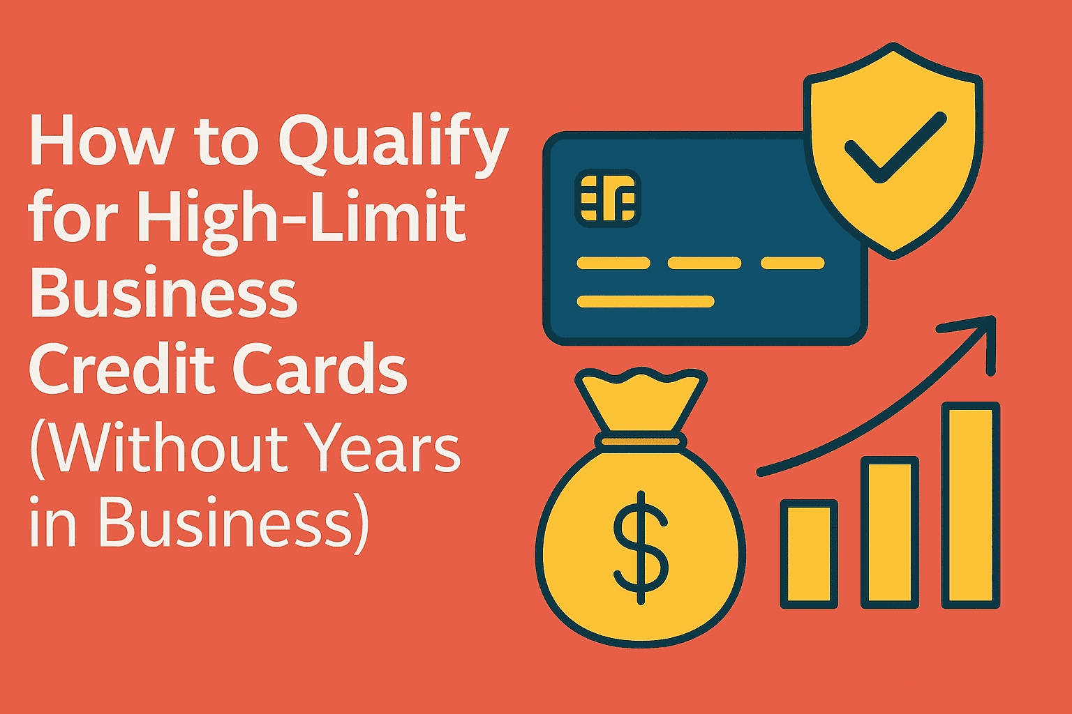 how to qualify for high limit business credit cards (without years in business)