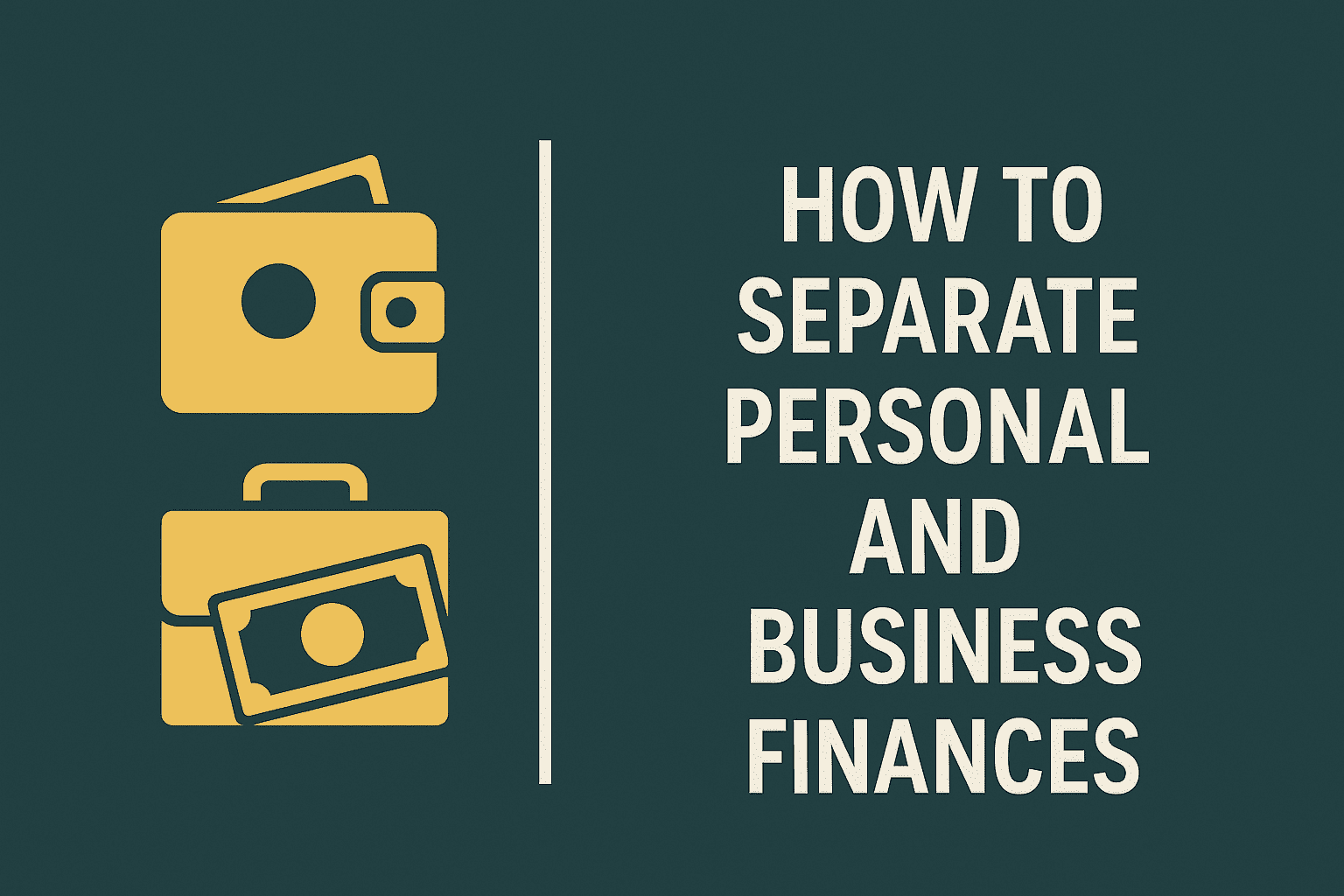 how to separate personal and business finances