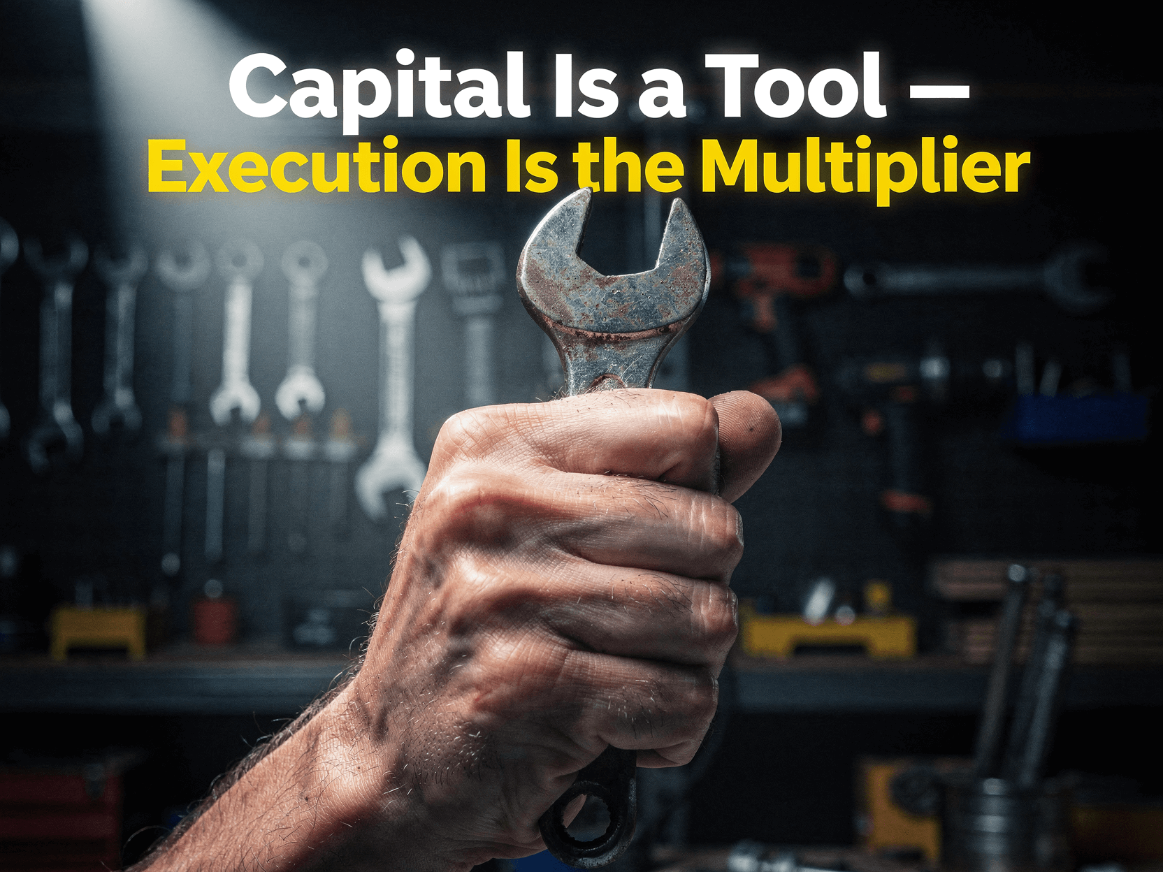 capital is a tool — execution is the multiplier