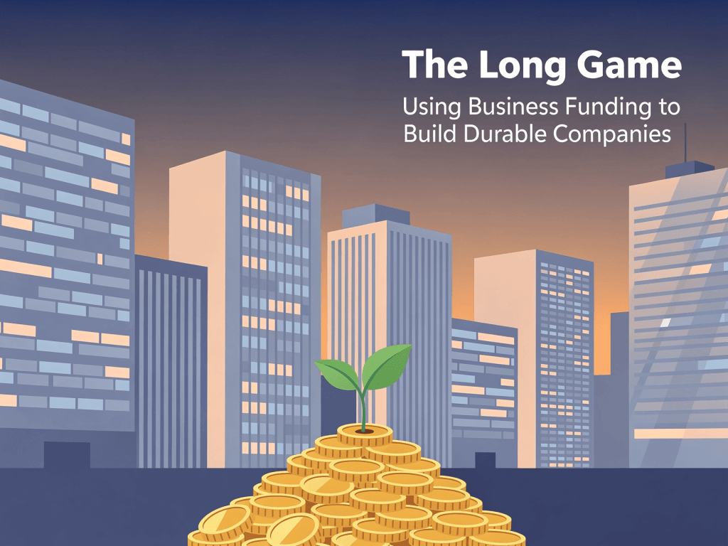 the long game using business funding to build durable companies