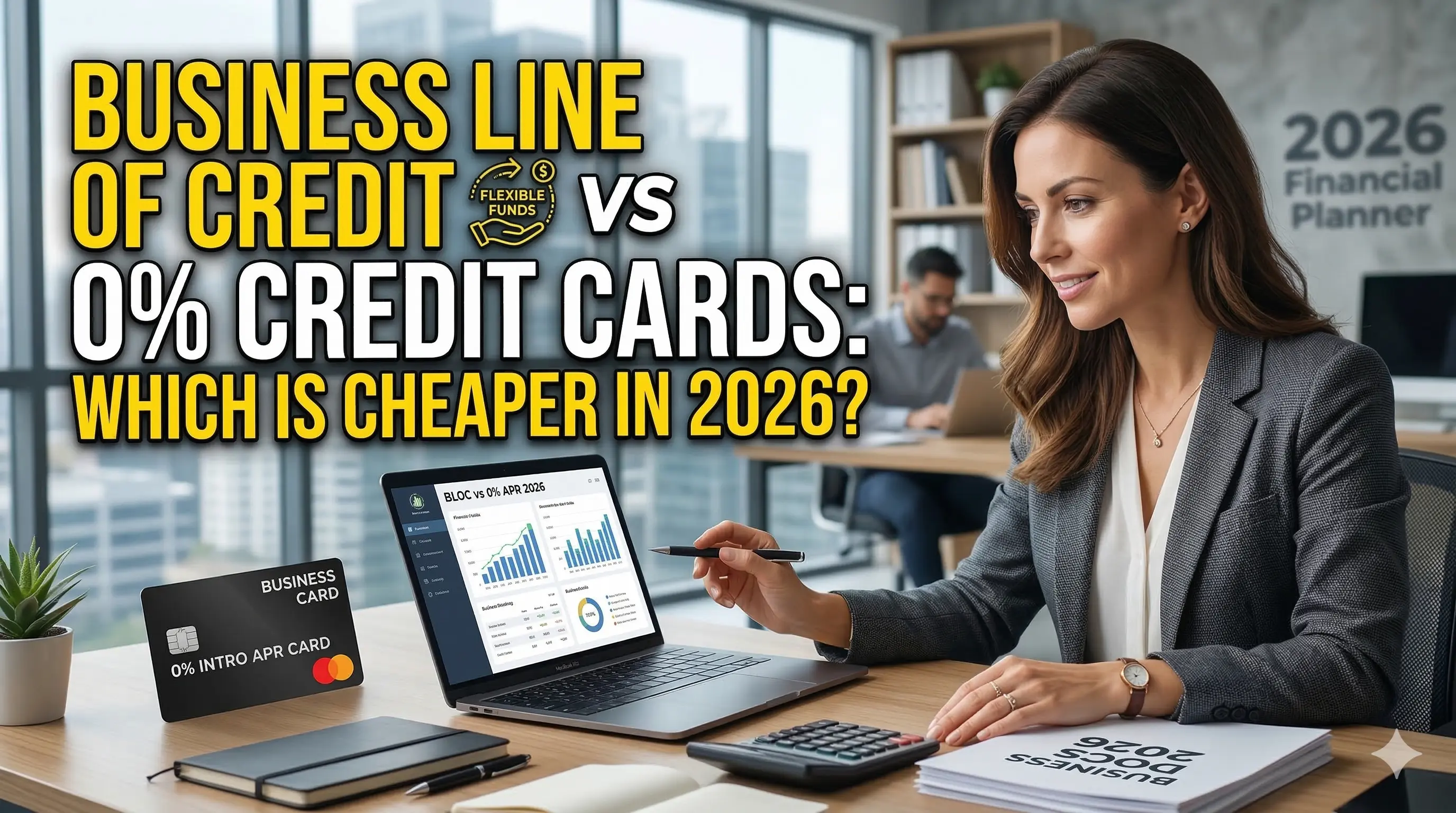 business line of credit vs 0% credit cards which is cheaper in 2026