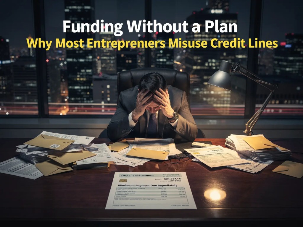 funding without a plan why most entrepreneurs misuse credit lines
