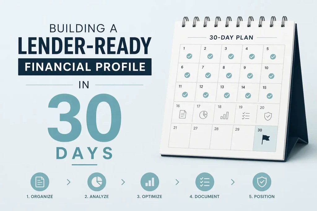 building a lender ready financial profile in 30 days