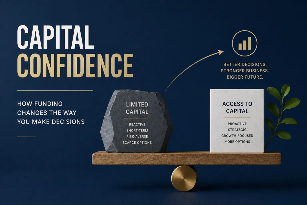 capital confidence how funding changes the way you make decisions