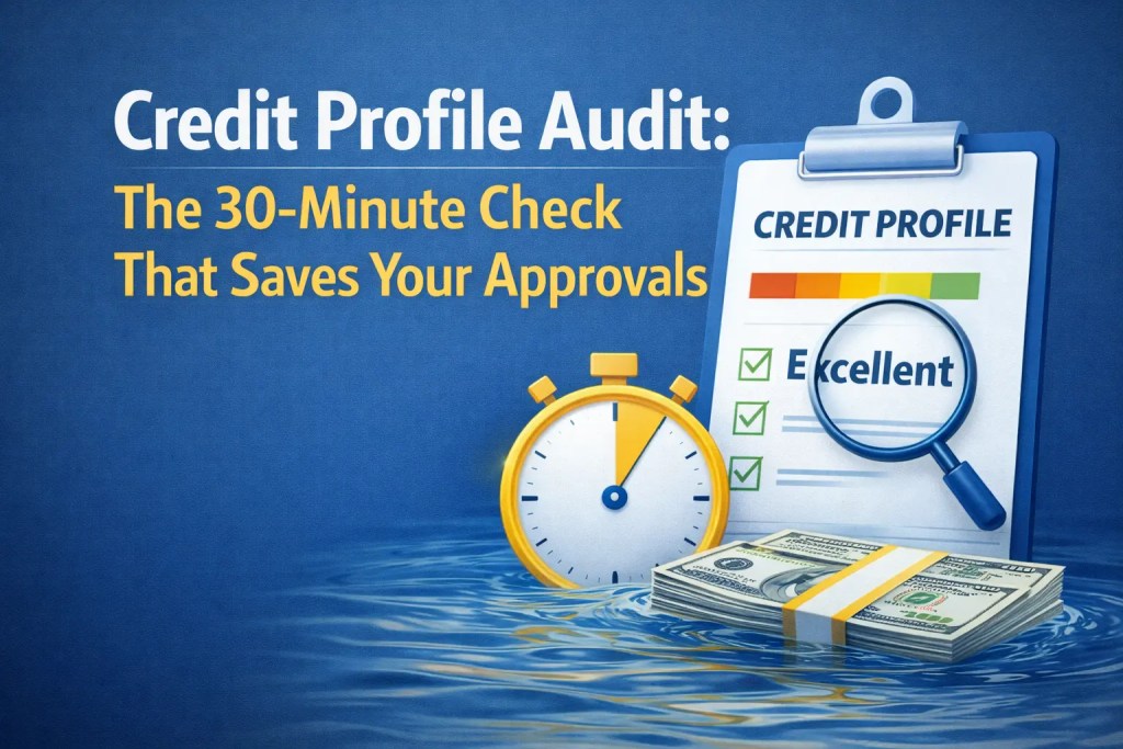 credit profile audit the 30 minute check that saves your approvals