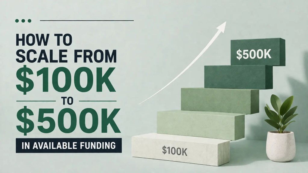 how to scale from $100k to $500k in available funding