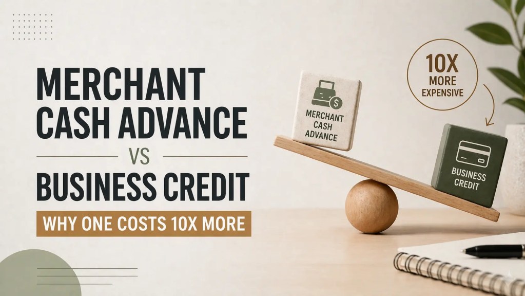 merchant cash advance vs business credit why one costs 10x more
