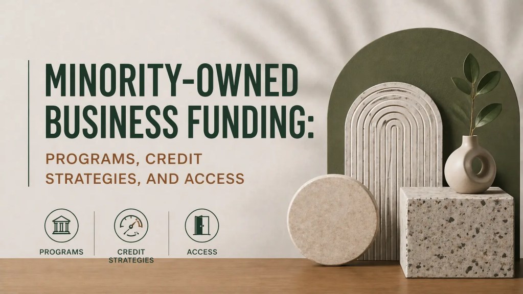 minority owned business funding programs, credit strategies, and access