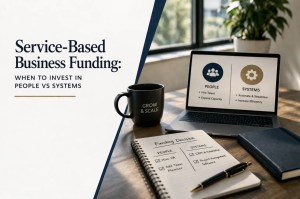 service based business funding when to invest in people vs systems