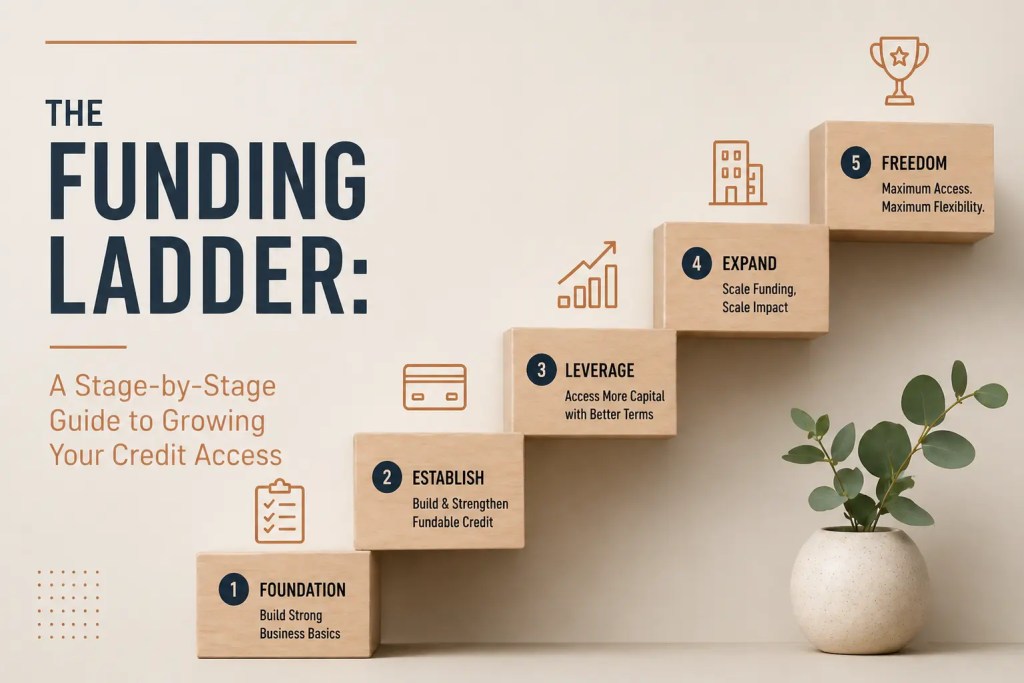 the funding ladder a stage by stage guide to growing your credit access
