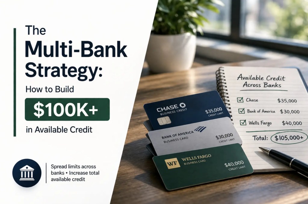 the multi bank strategy how to build $100k+ in available credit