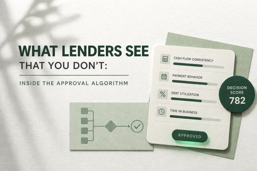 what lenders see that you don't inside the approval algorithm