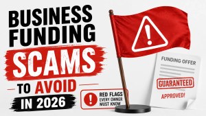 business funding scams to avoid in 2026 (red flags every owner must know)