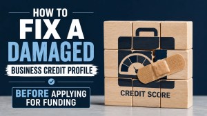 how to fix a damaged business credit profile before applying for funding