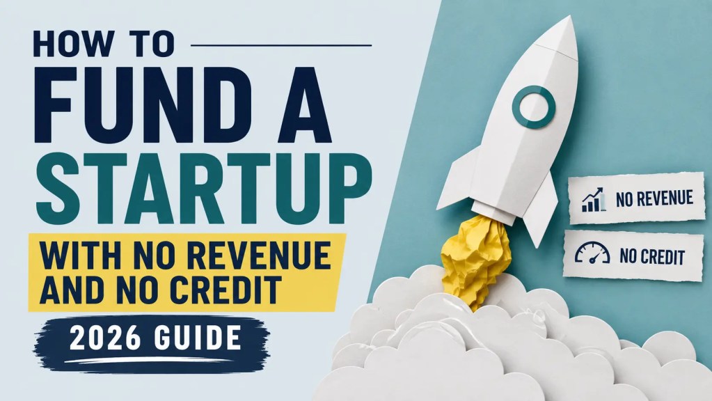 how to fund a startup with no revenue and no credit (2026 guide)