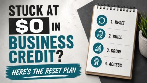 stuck at $0 in business credit? here's the reset plan