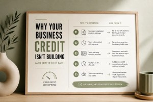 why your business credit isn't building (and how to fix it fast)